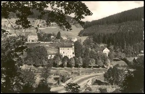 Manebach-Ilmenau Panorama-Ansicht; Ort im Thüringer Wald 1967/1966