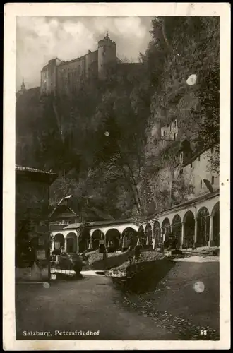 Ansichtskarte Salzburg Friedhof Petersfriedhof 1942