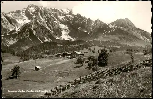 Ansichtskarte Dienten am Hochkönig Panorama-Ansicht 1966