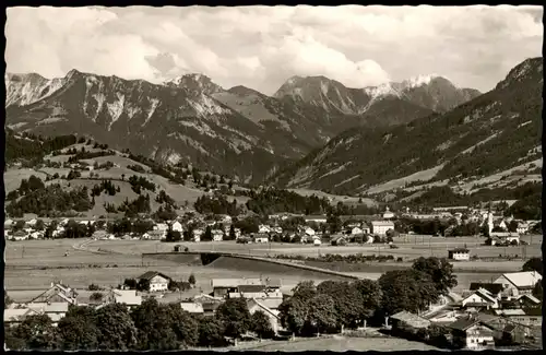 Ansichtskarte Rieden Stadt und Sonthofen 1960