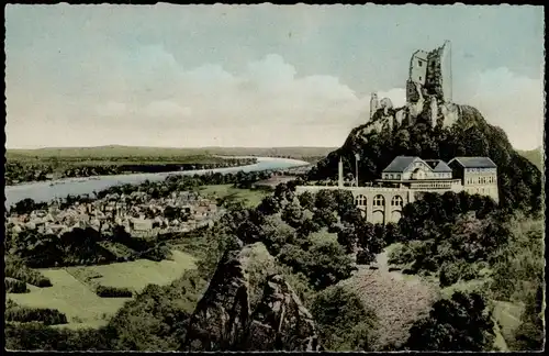 Ansichtskarte Königswinter Fotokunst Drachenfels 1957