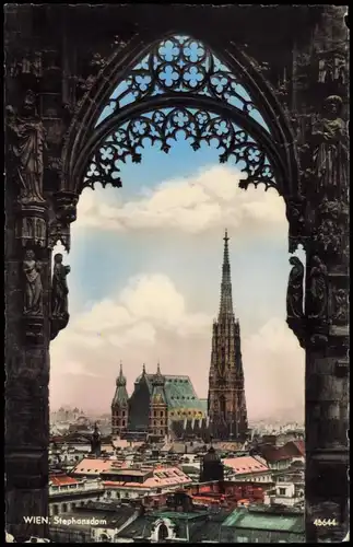 Ansichtskarte Wien Blick auf die Stadt 1959