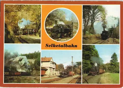 .Sachsen-Anhalt Drahtzug, Bahnhof Alexisbad, Straßberg, Gernrode 1983