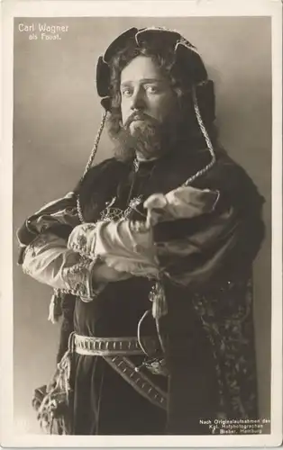 Carl Wagner Film/Fernsehen/Theater - Schauspieler Alter Faust 1912