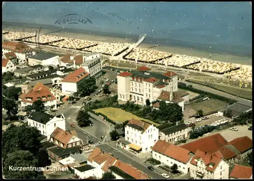 Ansichtskarte Cuxhaven Luftbild Luftaufnahme 1970