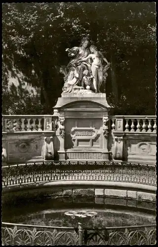 Ansichtskarte Donaueschingen Donauquelle, Fotokarte 1963