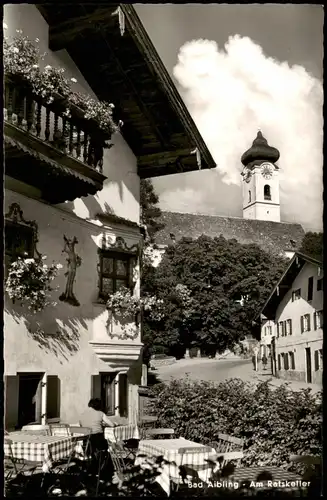 Ansichtskarte Bad Aibling Am Ratskeller 1960