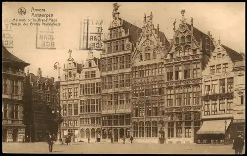 Antwerpen Anvers Maisons de la Grand' Place Huizen der Groote Marktplaats 1931