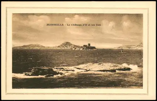 CPA Marseille Le Château d'If et les Iles 1920