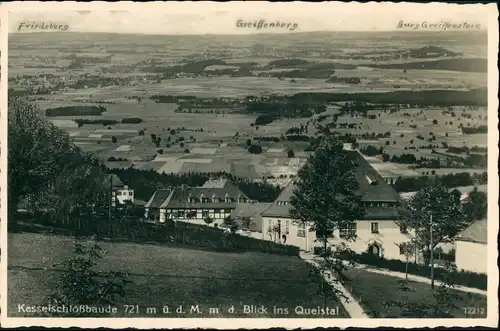 Löwenberg (Schlesien) Lwówek Śląski Berghotel Kesselschlossbaude 1930