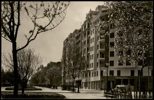 Postales Valencia València Gran Via Boulevard Avenue 1958