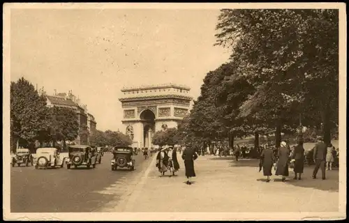 CPA Paris Avenue Foch 1920