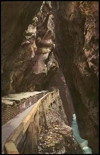 Ansichtskarte Bad Ragaz Umland-Ansicht Ragaz Taminaschlucht 1913/1910