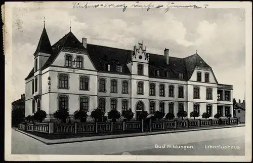 Ansichtskarte Bad Wildungen Liboriushaus 1935