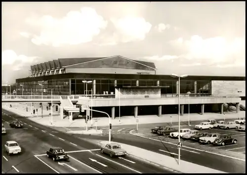 Ansichtskarte Mainz Rheingoldhalle, Autos VW Käfer 1966