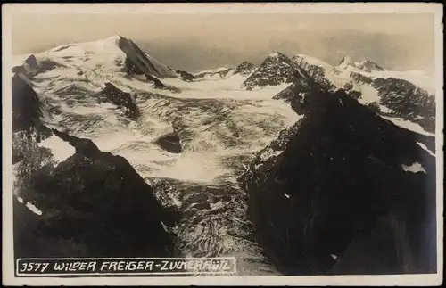 Ansichtskarte Neustift im Stubaital Wilder Freiger - Zuckerhütl 1922