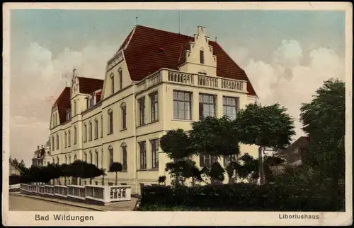 Ansichtskarte Bad Wildungen Liboriushaus 1933