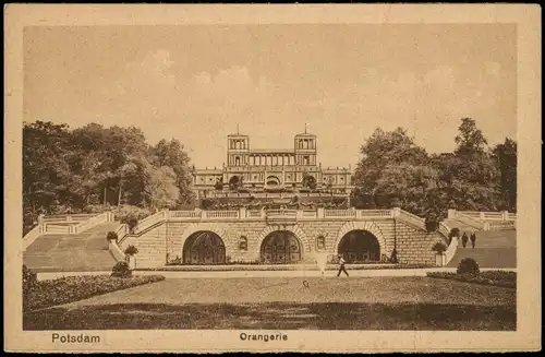 Ansichtskarte Potsdam Schloss Sanssouci - Orangerie 1928