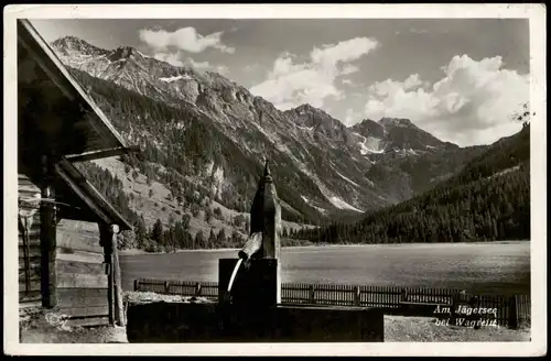 Ansichtskarte Wagrain (Pongau) Am Jägersee - Brunnen 1932