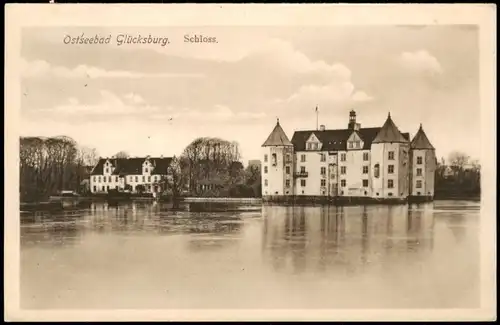 Ansichtskarte Glücksburg (Ostsee) Lyksborg Schloss Glücksburg 1912