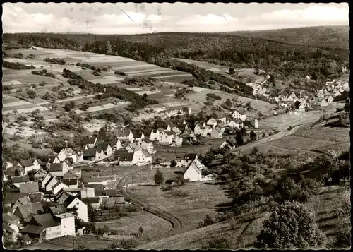 Ansichtskarte Mespelbrunn Stadtpartie 1952