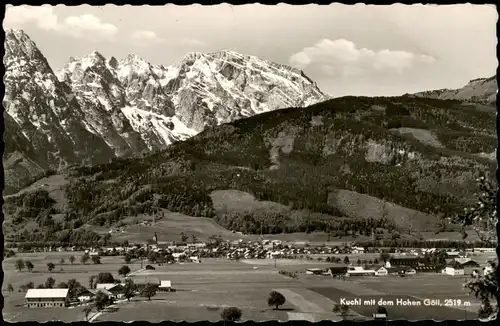 Ansichtskarte Kuchl Stadtblick - Fotokarte 1962