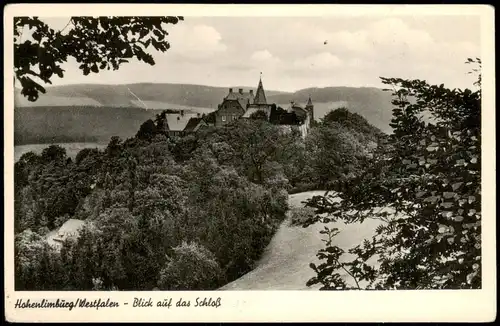 Ansichtskarte Hohenlimburg-Hagen (Westfalen) Blick auf das Schloß 1961