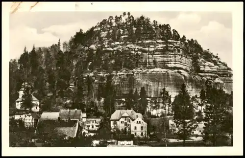 Ansichtskarte Oybin Berg Oybin Zittauer Gebirge Kurort Oybin 1953