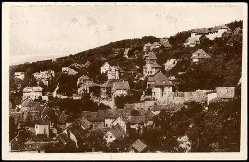 Ansichtskarte Bad Frankenhausen Teilansicht Partie Am Weinberg 1950