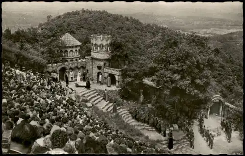 Ansichtskarte Thale Harz Bergtheater 1959