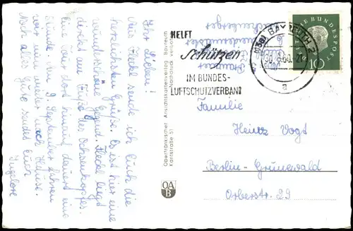 Ansichtskarte  Fichtelgebirge (Allgemein) Gruss-Aus-Mehrbildkarte 1960