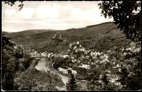 Ansichtskarte Altena Stadtblick 1956