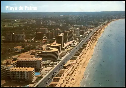 Postales El Arenal Vista parcial aérea, Luftaufnahme 1985