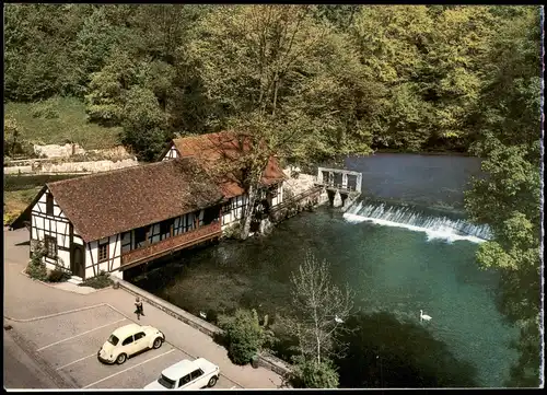 Blaubeuren Hammerschmiede am Blautopf mit Geographischen Schema 1981