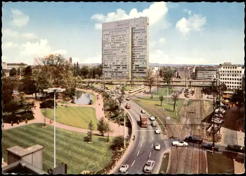 Ansichtskarte Düsseldorf Schadowplatz 1972