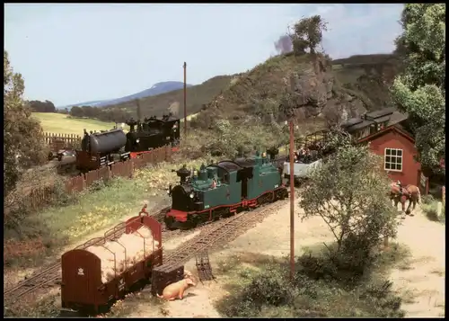 Mit Max und Moritz nach Rittersgrund (Eisenbahn, Modelleisenbahn) 1990