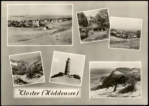 Kloster-Hiddensee Hiddensjö, Hiddensöe DDR Mehrbildkarte mit   1964