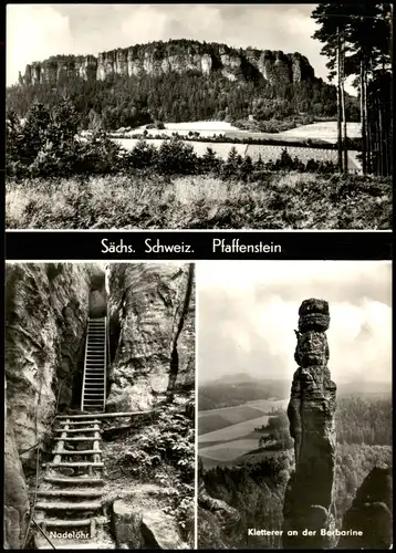 Pfaffendorf-Königstein Sächsische Schweiz Pfaffenstein  Bergsteiger 3 Bild 1976