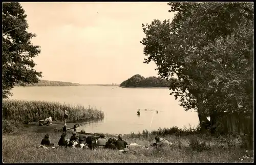 Ansichtskarte Teupitz Badestelle am Egsdorfer Strand 1963