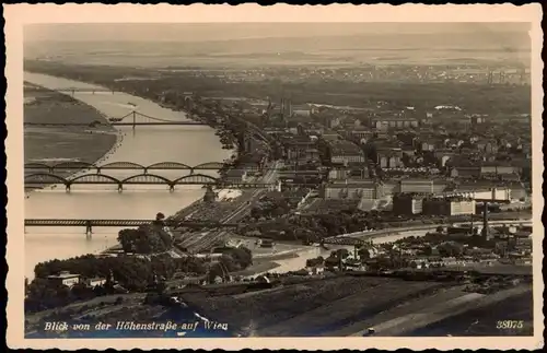 Ansichtskarte Wien Stadt von der Höhenstraße 1940