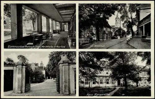 Pretzsch Elbe Bad Schmiedeberg Wandelhalle Straße Schloß, Haus Margarethe 1943