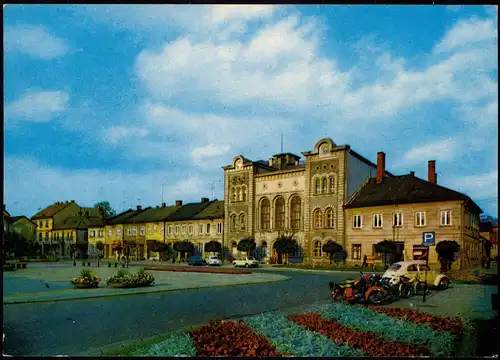 Saybusch (Saubusch) Żywiec ŻYWIEC Rynek, Autos u.a. VW Käfer 1972