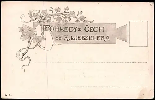 .Tschechien Král. Hradčany. (Pohled z Jel. Přikopu). Czech Künstlerkarte 1909