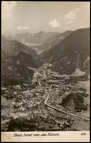 Ansichtskarte Bad Ischl Panorama-Ansicht Blick von der Katrin 1940