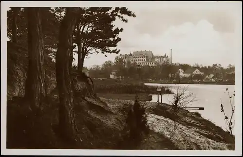 Ansichtskarte Woltersdorf Woltersdorfer Schleuse, Kurhaus - Fotokarte 1925