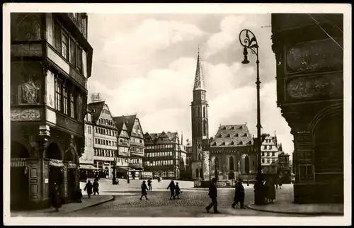 Ansichtskarte Frankfurt  Main Durchblick  Römerberg 195 Notopfer Berlin