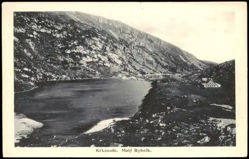 Postcard .Tschechien Krkonoše Riesengebirge Malý Rybník 1930