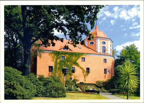 Ansichtskarte Zittau Fleischerbastei mit Blumenuhr und Glockenspiel 2000