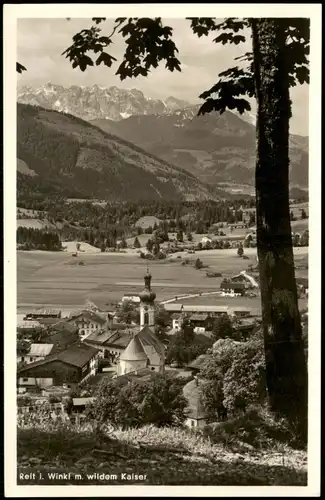 Reit im Winkl Reit i. Winkl m. wildem Kaiser Panorama-Ansicht 1954