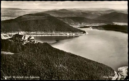 Waldeck (am Edersee) mit Jugendherberge DJH Waldeck Edersee 1962